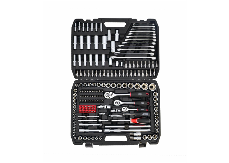 Kit d'outils  xxl 1/4, 3/8, 1/2 kpl 216 pièces Awtools AW39216BL