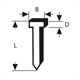 Clou type 47 Bosch 1609200377