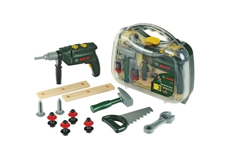 Jeu d'imitation set d'outils avec perceuse Bosch 1619M00L24