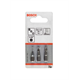 Kit d'embouts 3 pièces Extra Hart (PH) PH1, PH2, PH3, 25 mm Bosch 2607001752