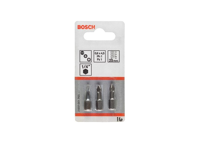 Embouts de vissage courts, qualité extra-dure, jeu de 3 pièces Bosch 2607001761