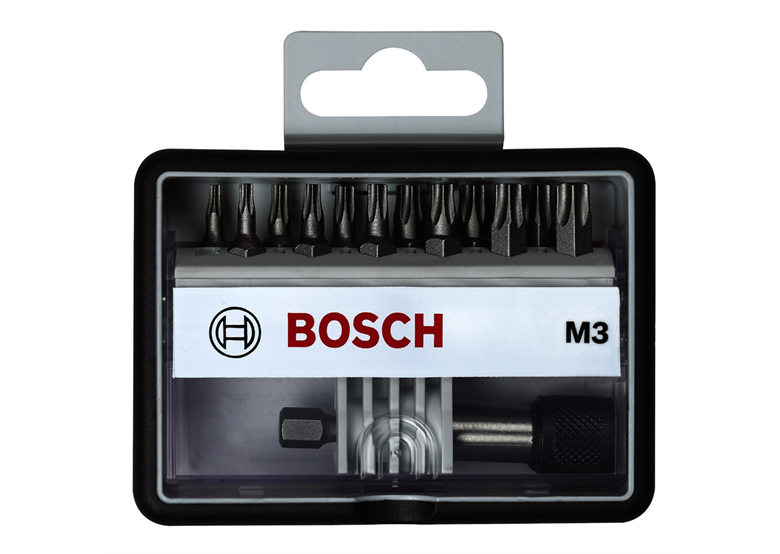 Embouts de vissage courts qualité extra-dure Robust Line, set de 12 pièces + 1 (M) Bosch 2607002565