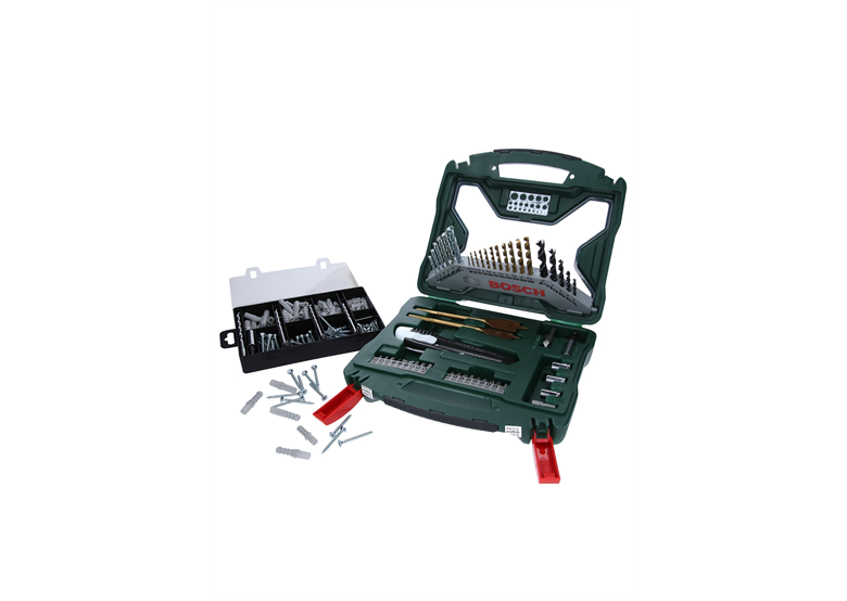 Kit X-Line 50pc. + set de fixation 173pcs. Bosch 2607017523