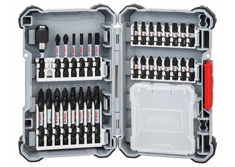 Coffret d'embouts de vissage 31pcs Impact Control Pick and Click Bosch 2607017574