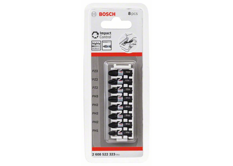 Set de 8 Embouts de vissage courts Impact Control Bosch 2608522323