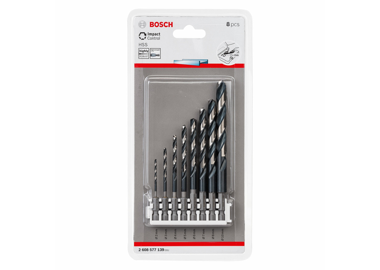 Coffret de 8 forets HSS Impact Control Bosch 2608577139