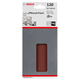 Kit de 10 disques abrasifs 93 x 185 mm, 120 Bosch 2608605306