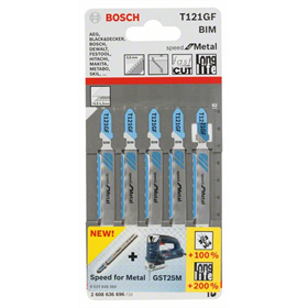 Lames de scie sauteuse T 121 GF Bosch 2608636696