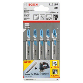 Lame de scie sauteuse  T 121 BF Bosch 2608636702