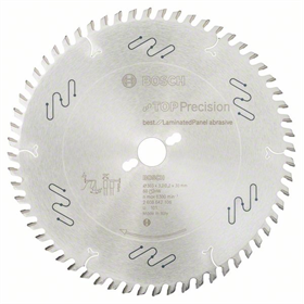 Lame de scie circulaire Top Precision Best for Laminated Panel Abrasive 303x30mm T60 Bosch 2608642106