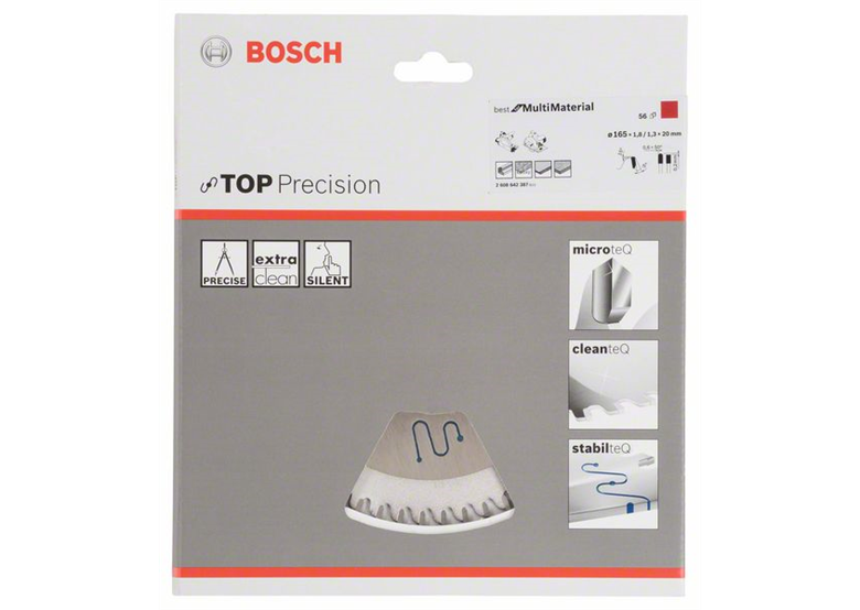 Lame de scie circulaire  Top Precision Best for Multi Material 165x20mm T56 Bosch 2608642387