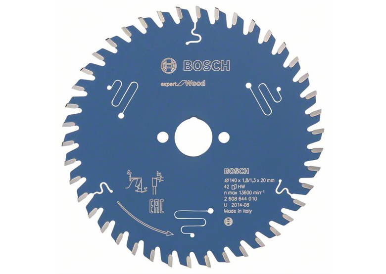 Lame de scie circulaire  Expert for Wood 140x20mm T42 Bosch 2608644010