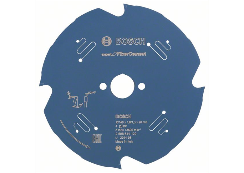 Lame de scie circulaire  Expert for Fiber Cement 140x20mm T4 Bosch 2608644120