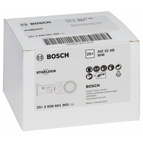 Lame  BIM pour outils avec interface AIZ 32 AB Metal Bosch 2608661905