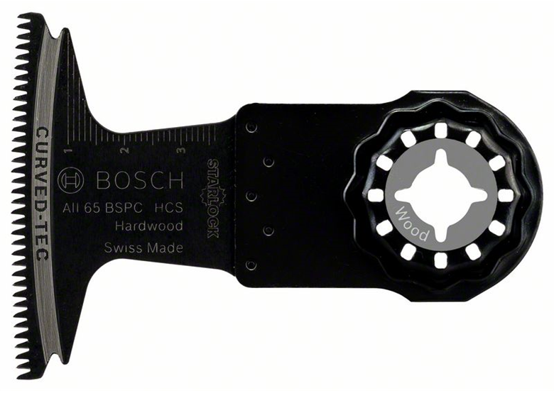 Lame AII 65 BSPC pour outils multi-fonctions Hard Wood Bosch 2608662355