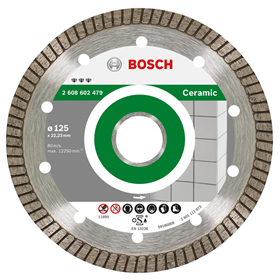 Disque diamant 125mm Bosch Best for Ceramic Extra-Clean Turbo