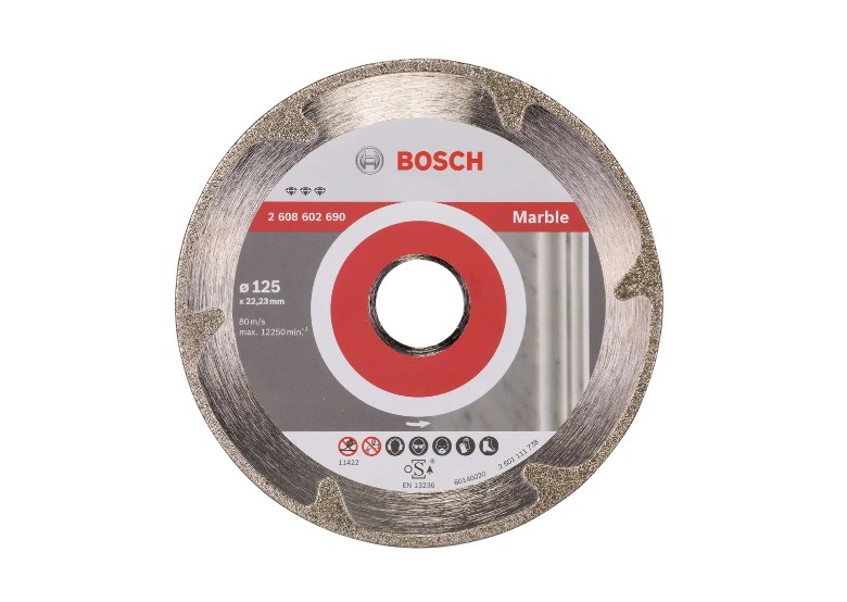 Disque diamant 125mm Bosch Best for Marble