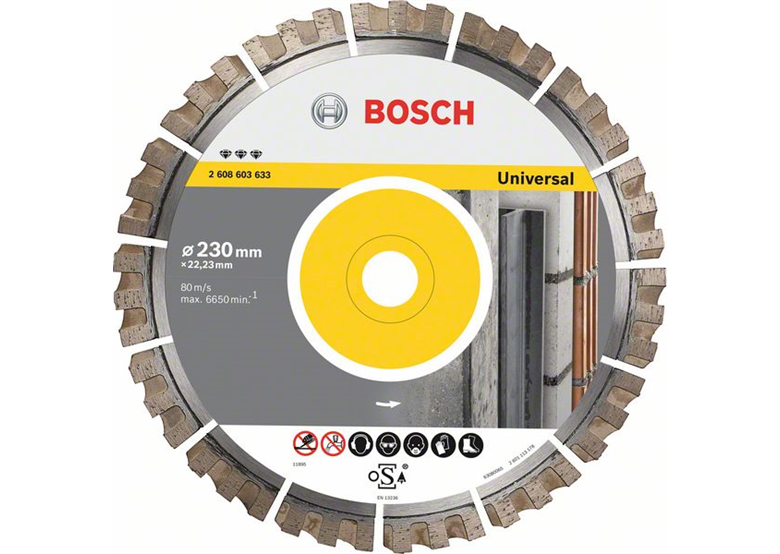 Disque à tronçonner diamanté 450mm Bosch Best for Universal