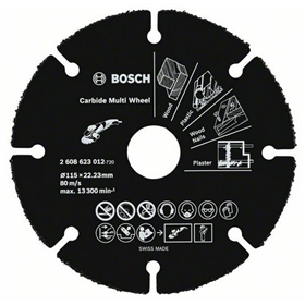 Disque à tronçonner carbure Multi Wheel Bosch Carbide Multi Wheel