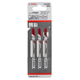 Lame de scie sauteuse 3pcs. T 102 BF Bosch Clean for PMMA