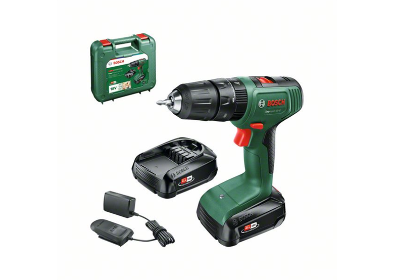 Perceuse-visseuse à percussion Bosch EasyImpact 18V-40 2x2.0Ah