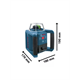 Laser rotatif Bosch GRL 300 HVG + LR1 G