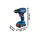 Perceuse-visseuse Bosch GSR 185-LI 1x4.0Ah