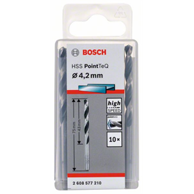 Foret 4,2mm 10 pcs. Bosch HSS PointTeQ