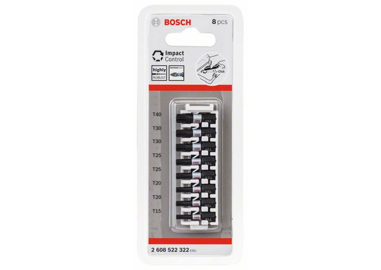 Set de 8 Embouts de vissage courts Impact Control Bosch Impact Control