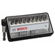 Embouts de vissage courts qualité extra-dure Robust Line, set de 18 pièces + 1 (L) Bosch Robust Line L Extra Hart