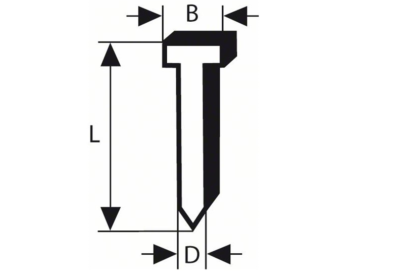 Pointe à tête fraisée SK64 20G Bosch SK64-20 50G