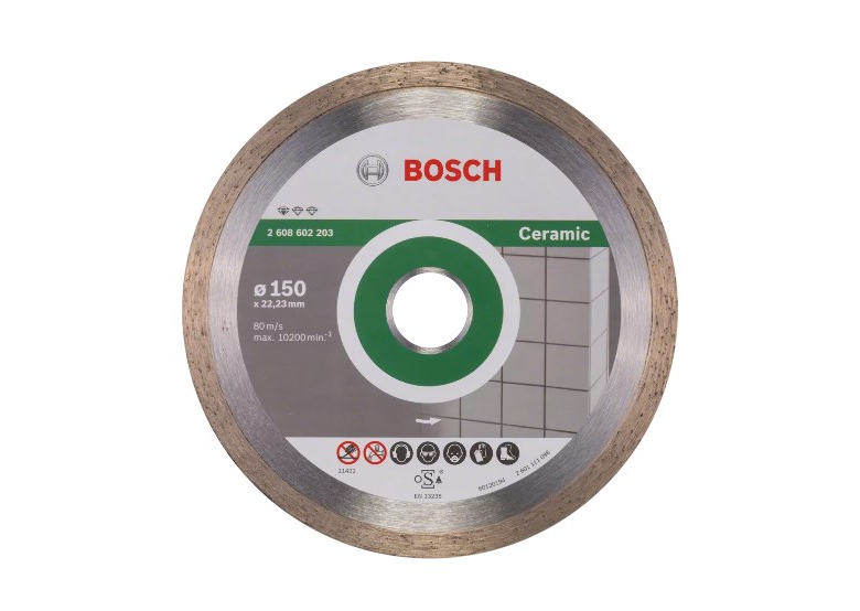 Disque diamant 180x22,23x,1,6mm Bosch Standard for Ceramic