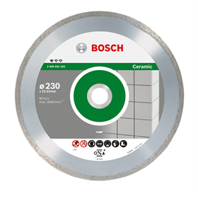 Disque diamant 230x22,23x1,6mm Bosch Standard for Ceramic