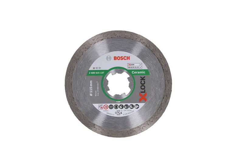 Disque diamant X-Lock 115mm Bosch Standard for Ceramic