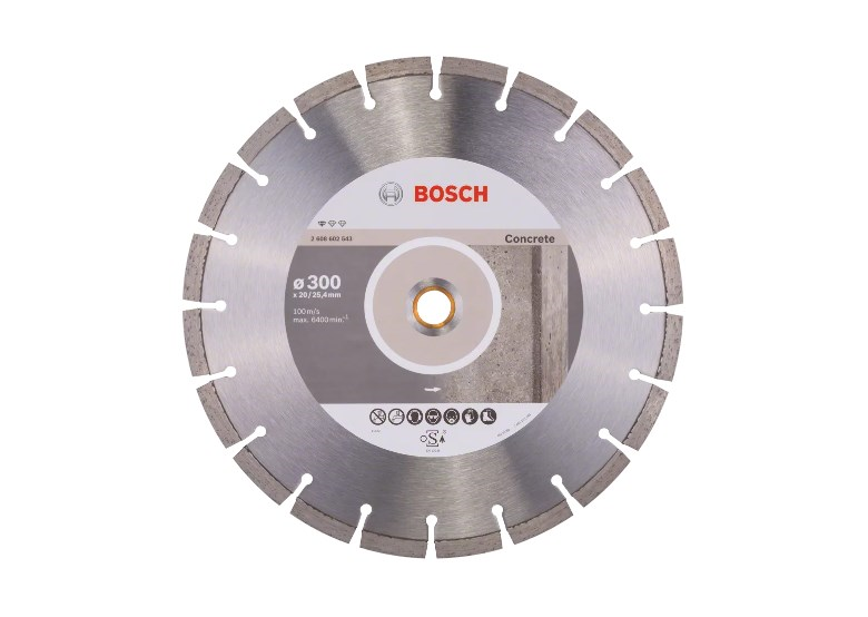 Disque à tronçonner diamanté 300x20/25,4x2,8mm Bosch Standard for Concrete