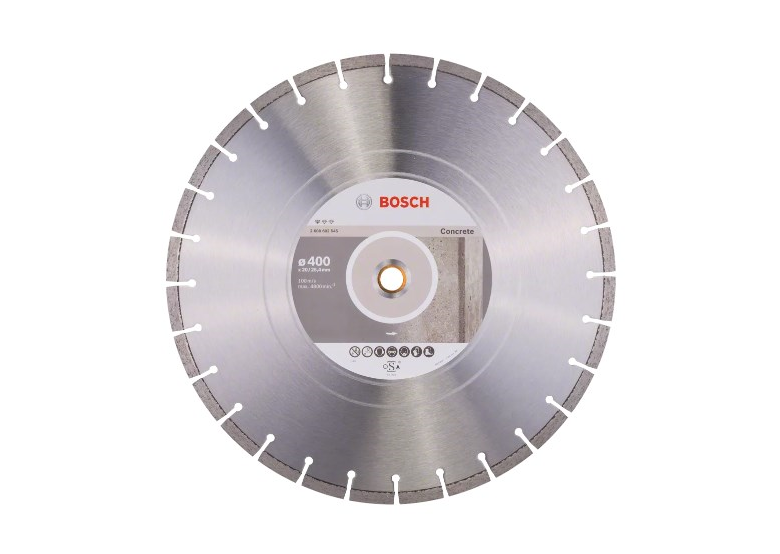 Disque à tronçonner diamanté 400mm Bosch Standard for Concrete