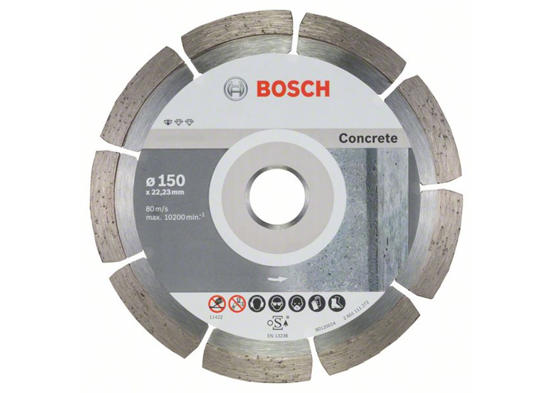 Disque à tronçonner diamantés 150mm Bosch Standard for Concrete