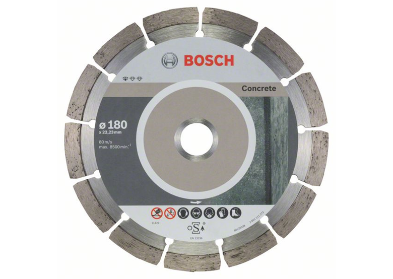 Disque à tronçonner diamantés 180mm Bosch Standard for Concrete