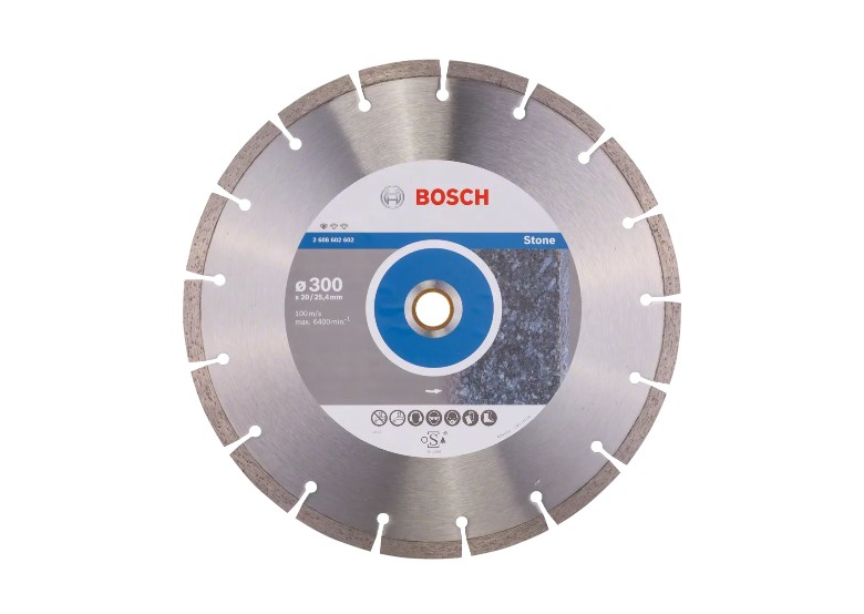 Disque à tronçonner diamanté 300x20/25,4x3,1mm Bosch Standard for Stone