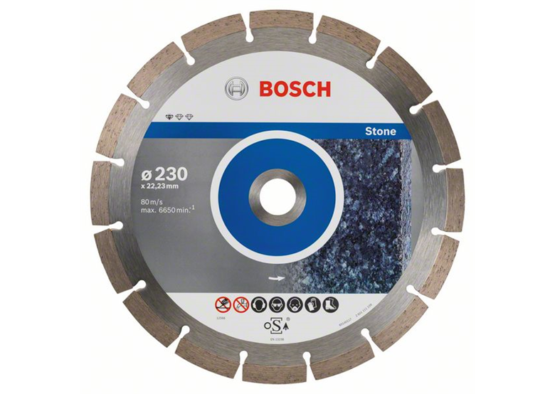 Disque à tronçonner diamantés 230mm Bosch Standard for Stone