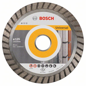 Disque à tronçonner diamantés 125mm Bosch Standard for Universal Turbo