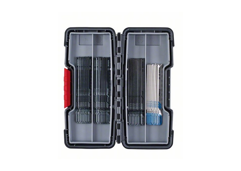 Lames de scie sauteuse Wood and Metal, set de 40 pièces Bosch TOUGHBOX BASIC W/M