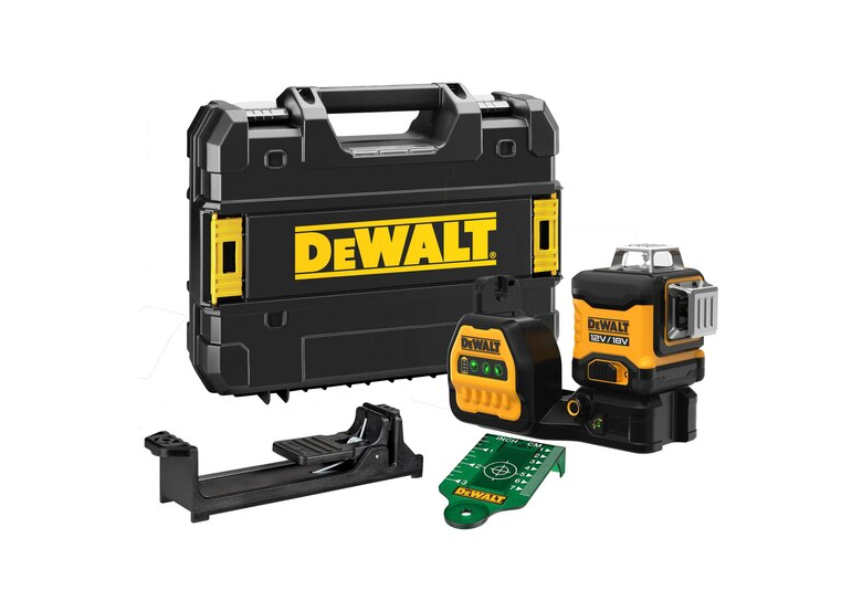 Niveau laser multi-lignes 3x360° faisceau vert DeWalt DCE089NG18