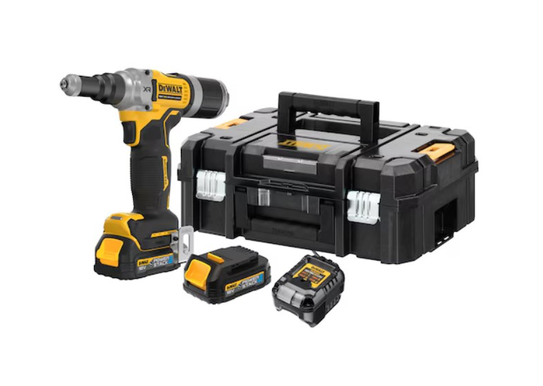 Pince à riveter DeWalt DCF414E2GT 2x1,7Ah POWERSTACK G-Class T-STAK II