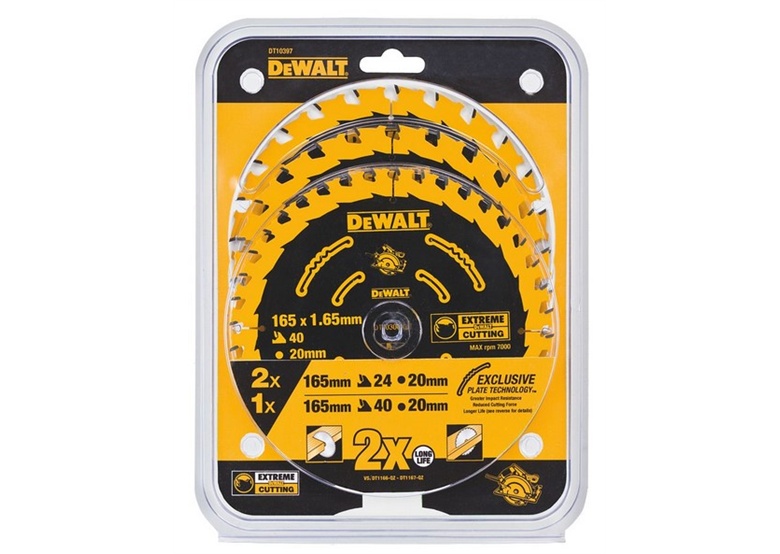 Lame de scie circulaire Extreme (3 pcs.) DeWalt DT10397