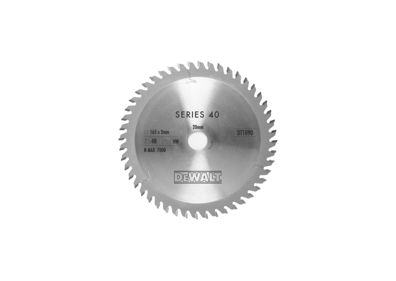 Disque 165x20mm T48 DeWalt DT1090