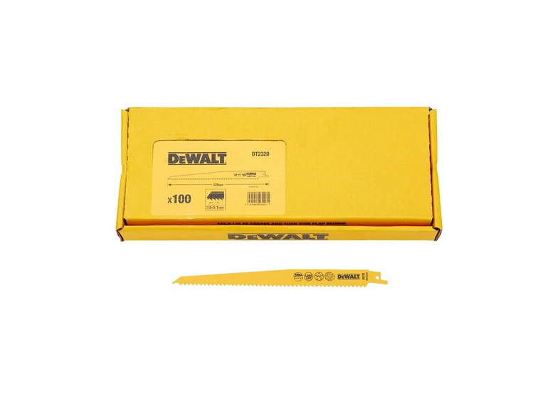 Lames de scie pour scies alternatives DeWalt DT2320