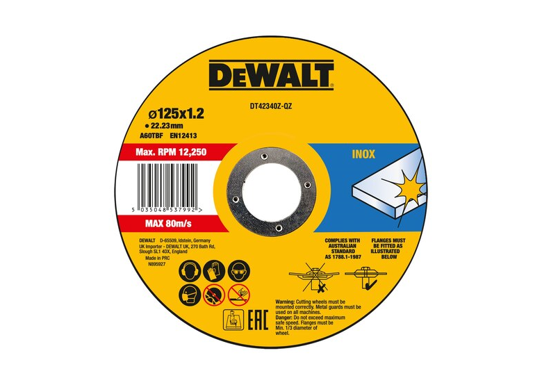 Disque en corindon DeWalt DT42340Z