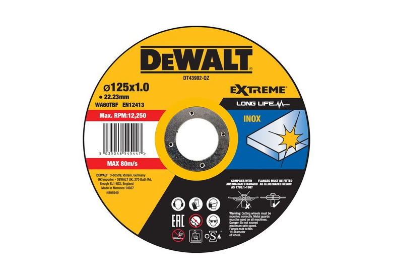 Disque en corindon DeWalt DT43902