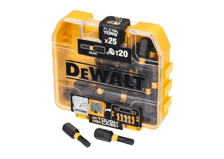 Jeu d'embouts T20 25mm Torsion Tic Tac DeWalt DT70557T